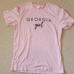 Bella Canvas Light Pink 'Georgia Girl' Womens Tee